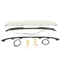Aileron de toit arrière de voiture LED ABS 4x4 tout-terrain, remplacement pour Toyota Highlander 2015-2018