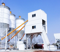 Modulares Elektrisches Betonmischanlage-System HZS180 mit Doppelwellen-Zwangsmischer 180 M3/h für Kleine und Mittlere Projekte