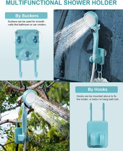 Ducha eléctrica portátil para acampar de 4800mAh, viaje familiar, la mejor opción, ducha de mano, juego de ducha inteligente para exteriores para vocación de verano - Product Image 3