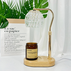 Nouvelle Lampe Chauffe-Cire Créative pour Décoration d'Intérieur, Réglable en Hauteur, Cadeau de Pendaison de Crémaillère, Lampe Chauffe-Cire en Verre Rétro avec Minuteur - Product Image 5