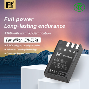 Batterie d'<span class=keywords><strong>appareil</strong></span> <span class=keywords><strong>photo</strong></span> FB EN EL9 EL9A 1100mAh pour <span class=keywords><strong>appareil</strong></span> <span class=keywords><strong>photo</strong></span> reflex <span class=keywords><strong>Nikon</strong></span> D40 D40X <span class=keywords><strong>D60</strong></span> D3000 D5000 - Product Image 2