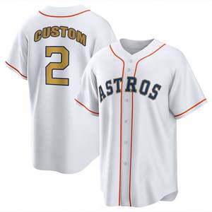 La mejor calidad personalizado su nombre Logo hombres jóvenes mujeres <span class=keywords><strong>Astros</strong></span> estilo ciudad conectar Stitch bordado American <span class=keywords><strong>Baseball</strong></span> Jersey - Product Image 3