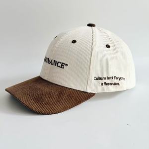 Cappello in Corduroy a 6 Pannelli 100% Cotone Personalizzato, Stile Street, con Fiocchi Ricamati a Mano, Alta Qualità, Business, Sportivo, Struttura Comune a 6 Pannelli, Varie Taglie - Product Image 4