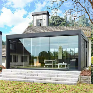 <span class=keywords><strong>Pergola</strong></span> moderne en <span class=keywords><strong>aluminium</strong></span> 12x24 pieds avec toit à lames orientables et étanche, verrière à verre Low-E pour villas et appartements - Product Image 2