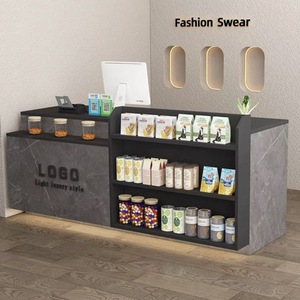 Comptoir de bar, comptoir de caisse, petit comptoir de magasin, comptoir de supermarché, comptoir de supérette, étagère de présentation, comptoir de magasin de thé au lait - Product Image 5