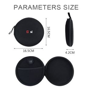 Estuche Redondo de EVA para Auriculares, Funda Protectora Deportiva Inalámbrica para Auriculares, Bolsa para Audífonos, Venta al Por Mayor - Product Image 6