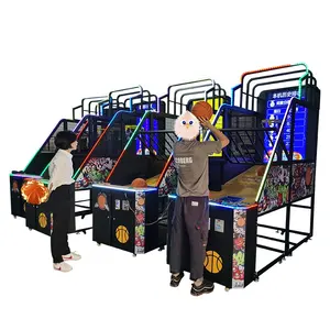 Satın sıcak lüks katlanabilir 2 oyuncu sokak basketbol Arcade yenilikçi sepeti oyunu basketbol atari makinesi fiyat