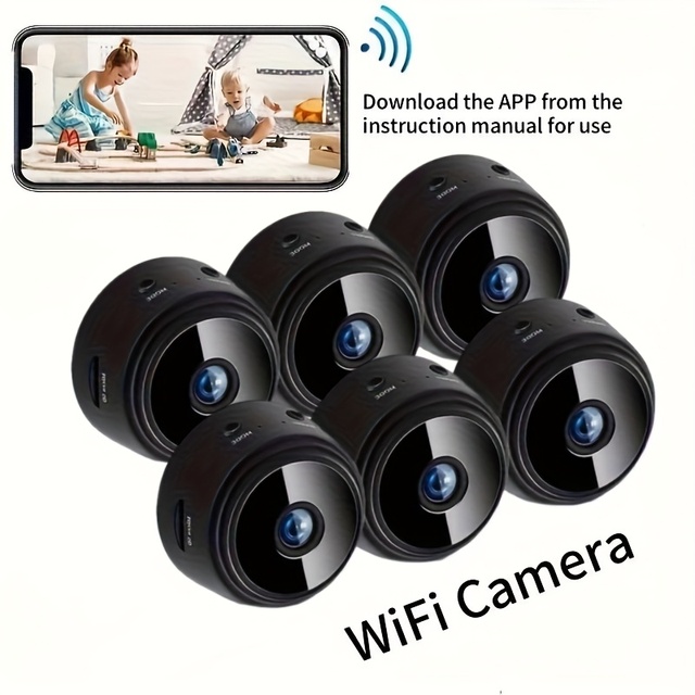 Wireless Remote Control 1080P High-definition Home Security Monitoring Camera with Cloud Storage and Motion Detection