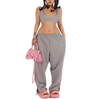 Ensemble de survêtement oversize pour femme, style streetwear, personnalisé, 2 pièces, en coton spatial, tenue décontractée pour femme