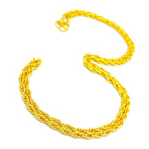 Phổ Biến Đắt Tiền Bán Buôn Dày Chuỗi Vòng Cổ Tùy Chỉnh Baht Chuỗi Vòng Cổ 24K Mạ Vàng Thái Lan Châu Á Amulet Quà Tặng Cho Nam Giới - Product Image 5