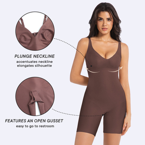 Phụ Nữ Của Shaplass Bodysuit Tummy Kiểm Soát Cơ Thể Shaper Liền Mạch Điêu Khắc Snatched Eo Cơ Thể Phù Hợp Với - Product Image 3