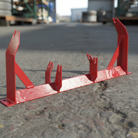 Support de rouleau porteur de haute qualité JUXIN pour système de convoyage, pièces d'équipement de manutention de matériaux en vrac