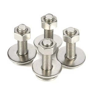 Tornillos de máquina de cabeza alomada de acero inoxidable galvanizado con zinc, grado GR5, rosca gruesa, M2/M2.5, diámetro de cabeza de 10 mm, cabeza Phillips - Product Image 2