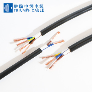 Triumph Cable YZW Rubber Sheathed Cable 2 3 4 5 Core Oxygen Free Copper 0.75 1.0 1.5 2.5mm For Electrical Equipment - Product Image 1