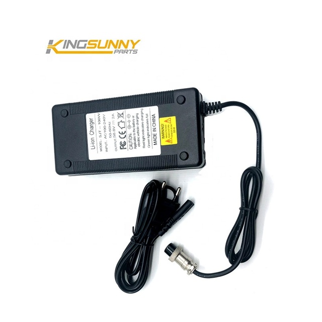 58.8V 2A Battery Charger for 52V ZERO 8 ZERO 9 ZERO 10 ZERO 8X ZERO 10X  VSETT 9 Electric Scooter Parts