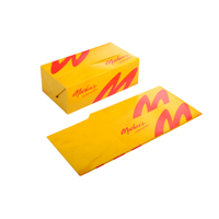 Boîtes alimentaires biodégradables à emporter, frites, poulet frit, nuggets, emballages alimentaires en carton, commandes en gros, réductions