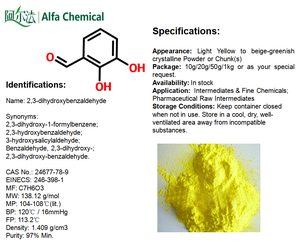 "CAS"-dihyroxybenzaldehyde-78-9 - Product Image 2
