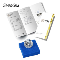 Diamante de Laboratorio con Certificación IGI, Corte Redondo, 1CT 1.5CT 2CT 3CT, Color E, Claridad VS1, Diamante Suelto, Diamante Cultivado en Laboratorio HPHT CVD