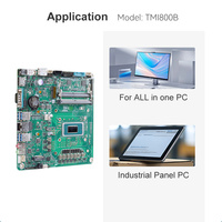 Placa Base para PC Todo en Uno, 1*LAN, 2*DDR5, Intel Core Ultra 5 125H, Ultra 7 155H, Win10, Win11, Computadora de Escritorio Todo en Uno, Mini Placa Base ITX