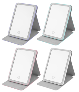 Nhà Sản Xuất Biểu Tượng Tùy Chỉnh Ipad Phong Cách Có Thể Sạc Lại Máy Tính Để Bàn Vẻ Đẹp Xách Tay Gấp Du Lịch Mỹ Phẩm Trang Điểm Gương Với Ánh Sáng LED - Product Image 6