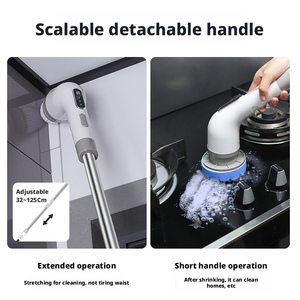 Wholesale Wireless Cleaning Brush Bathroom Window Kitchen Automotive Multifunctional Household Rotating <b>Machine</b> - Product Image 2