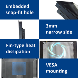 Kunden spezifischer industrieller PC 120G SSD All-in-One Ip65 Linux Win Touch Panel PC Kapazitiver Monitor Computer - Product Image 6