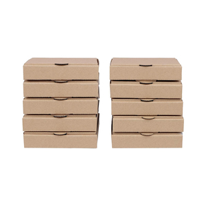 Food Grade Flute Corrugated Custom Printed Size Caja Para Pizza Design Cardboard <strong>Black</strong> <strong>Slice</strong> Carton Price Corrugated Pizza Box - Product Image 2
