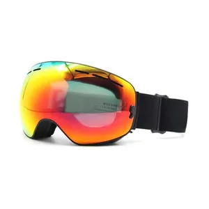 Adult Anti-Fog Unisex Snowboard Googles Glasses Custom Logo Snow Ski Goggles Motocross Goggles