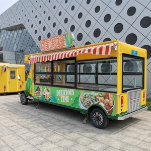 Camión de Comida Móvil para Recién Nacidos, Restaurante, Panadería, Carritos de Hot Dogs y Gelato, Remolques de Comida, Camioneta de Comida para Catering - Product Image 2