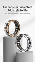 Anillo Inteligente V2 con Incrustaciones de Diamantes, de Acero de Titanio, Unisex, Personalizado, Anillo de Boda, Joyería Impermeable, Podómetro, Monitor de Sueño
