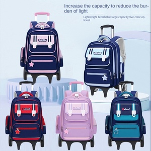 Sac <span class=keywords><strong>à</strong></span> dos Oxford de grande capacité pour élèves du primaire 25 New Pull-Rod Design One Six Grades Cartoon Reduce Burden for Boys - Product Image 2