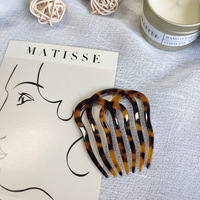 Nouvelle Peigne à Cheveux Minimaliste en Acétate, Créatif, Rétro, à Sept Dents, Tressé, pour Mariage, Emballage Personnalisé
