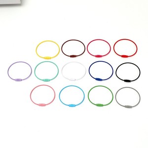 Creative Colorful Steel <b>Wire</b> Rings Spray Painted Metal DIY Jewelry Accessories For <b>Craft</b> Projects Summer 2024 Yiwu Origin - Product Image 2