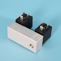 Double électrovanne en aluminium à basse température G1/8, collecteur à 2 voies, 12vdc, pour les canons d'effroi des oiseaux