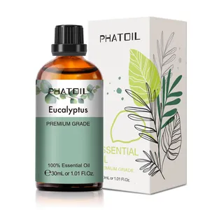 Huile essentielle d'eucalyptus, vente en gros, 100% Pure, diffuseur d'arôme de Massage, 30ML