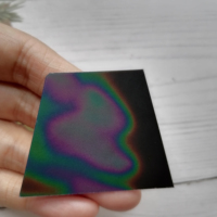 Poignée personnalisée Changement de couleur Feuille de plastique cristal liquide
