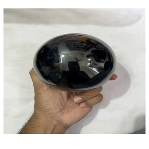 Boule d'obsidienne noire naturelle, sphère ronde, pierre précieuse, non percée, boule de cristal de guérison - Product Image 1
