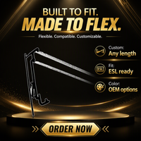 ESLXH622 Support d'étiquette électronique personnalisable avec dos adhésif, longueur sur mesure, affichage de prix pour supermarché, vente en gros