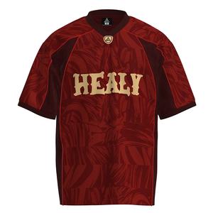 Camiseta de Fútbol para Hombre con Diseño de Impresión Digital Personalizada OEM, Uniforme de Fútbol de Tela Transpirable Cómoda y a la Moda, de Alta Calidad - Product Image 1