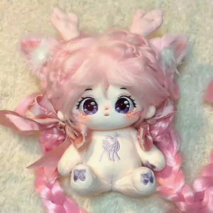 Muñeco de Algodón de 20 cm con Temática de Honor of Kings Yao (Conoce al Ciervo Divino), Bonito Artículo de Colección, Juguete de Peluche para Disfrazarse, Regalo de Cumpleaños para Niñas - Product Image 1