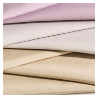 Tissu pongé en polyester recyclé à 100 %, écologique, respirant, 300T RPET, technique de tissage extensible pour textile de maison