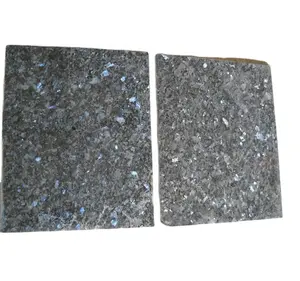 Ubin granit biru kristal Tiongkok lempengan granit mutiara biru royal untuk dapur LG