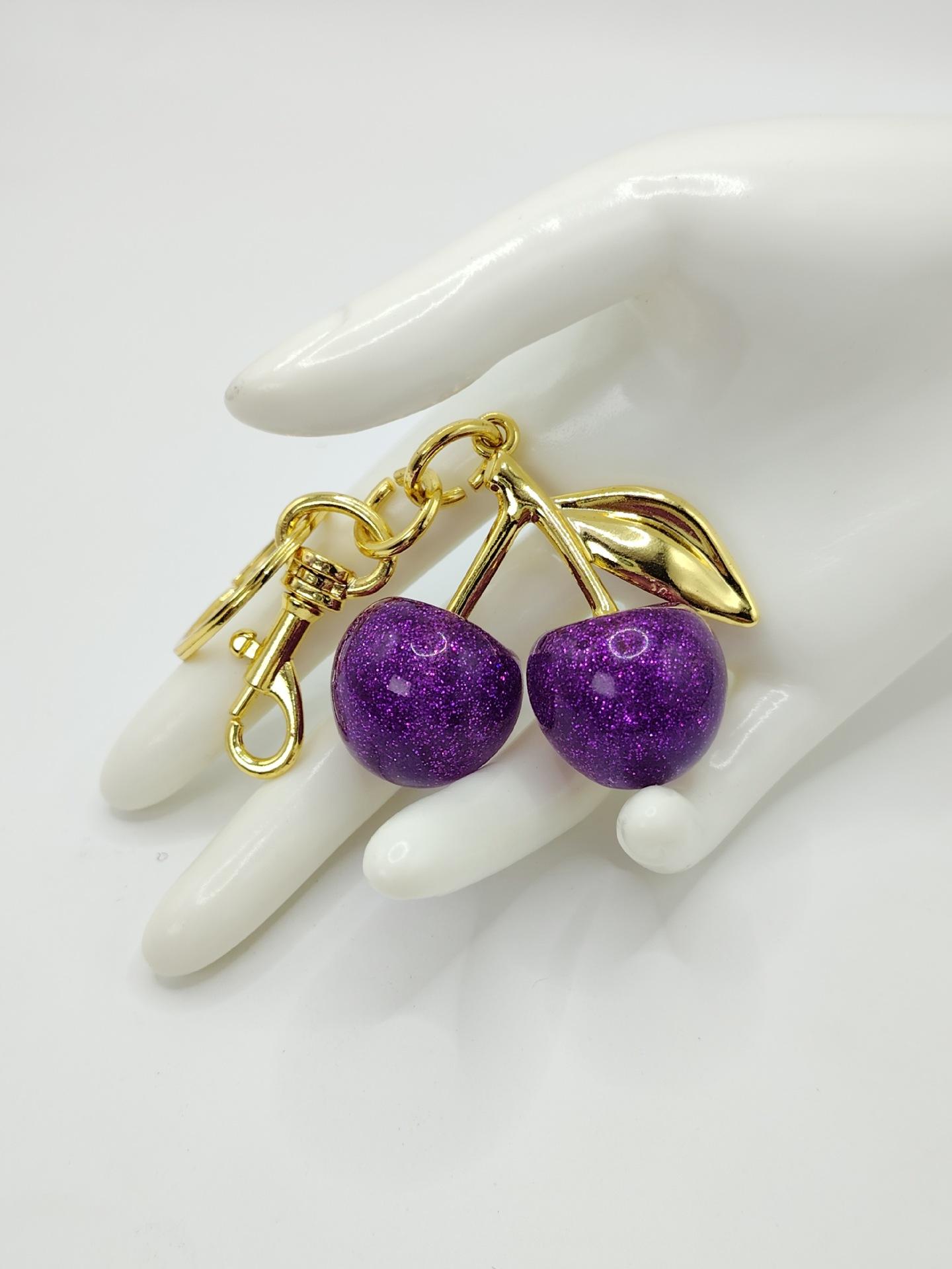 Petite cerise-violet-2,5cm