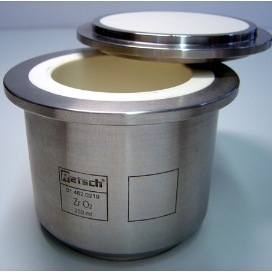 กระปุกบด Zirconia 250มล. สำหรับโรงสีลูกชิ้นส่วนเครื่องมือ100 - Product Image 1