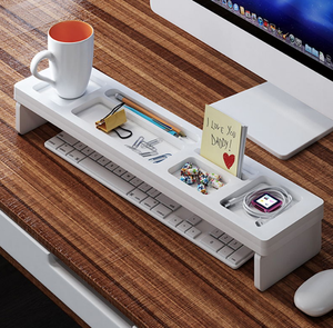 Estante de Almacenamiento para Escritorio, Organizador de Escritorio para Oficina, Almacenamiento para Teléfono, Teclado y Bolígrafos, Organizador de Escritorio con Estantes - Product Image 2