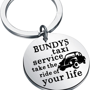 Jinzhu2 Bundys Taxi Service Tome el <span class=keywords><strong>paseo</strong></span> <span class=keywords><strong>de</strong></span> su vida Llavero - Product Image 1