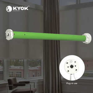 KYOK 25mm Remote Control Tubular Motor - 3-Wire Built-in Power Motor with RS485 & Manual Control - Product Image 2