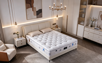 Matelas en mousse Queen Size en boîte, vente en gros, nouveau, orthopédique, latex, ressorts ensachés, mousse à mémoire de forme en gel