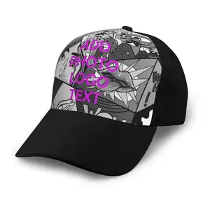 JX Five Panel Cap Plain Snapback Hats Personalized Flat Brim Outdoors Sun Visors Add Picture/Text/Logo Custom Baseball Caps