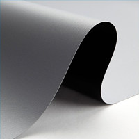 UNEED – tissu d'écran de Projection de Film argenté en PVC souple Anti-lumière de 0.3MM pour écrans de projecteur 3D 4K